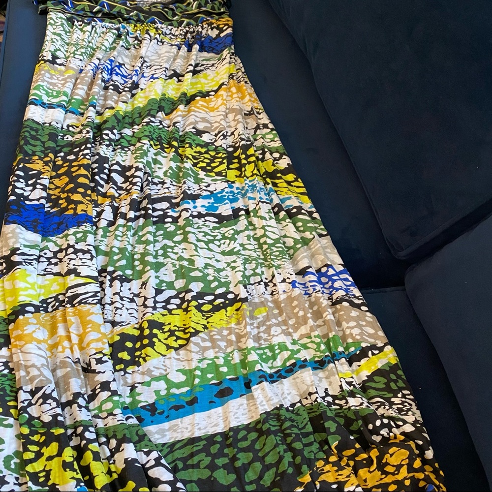 BCBGMaxAzria Maxi Sleevless Dress Coverup Sz M